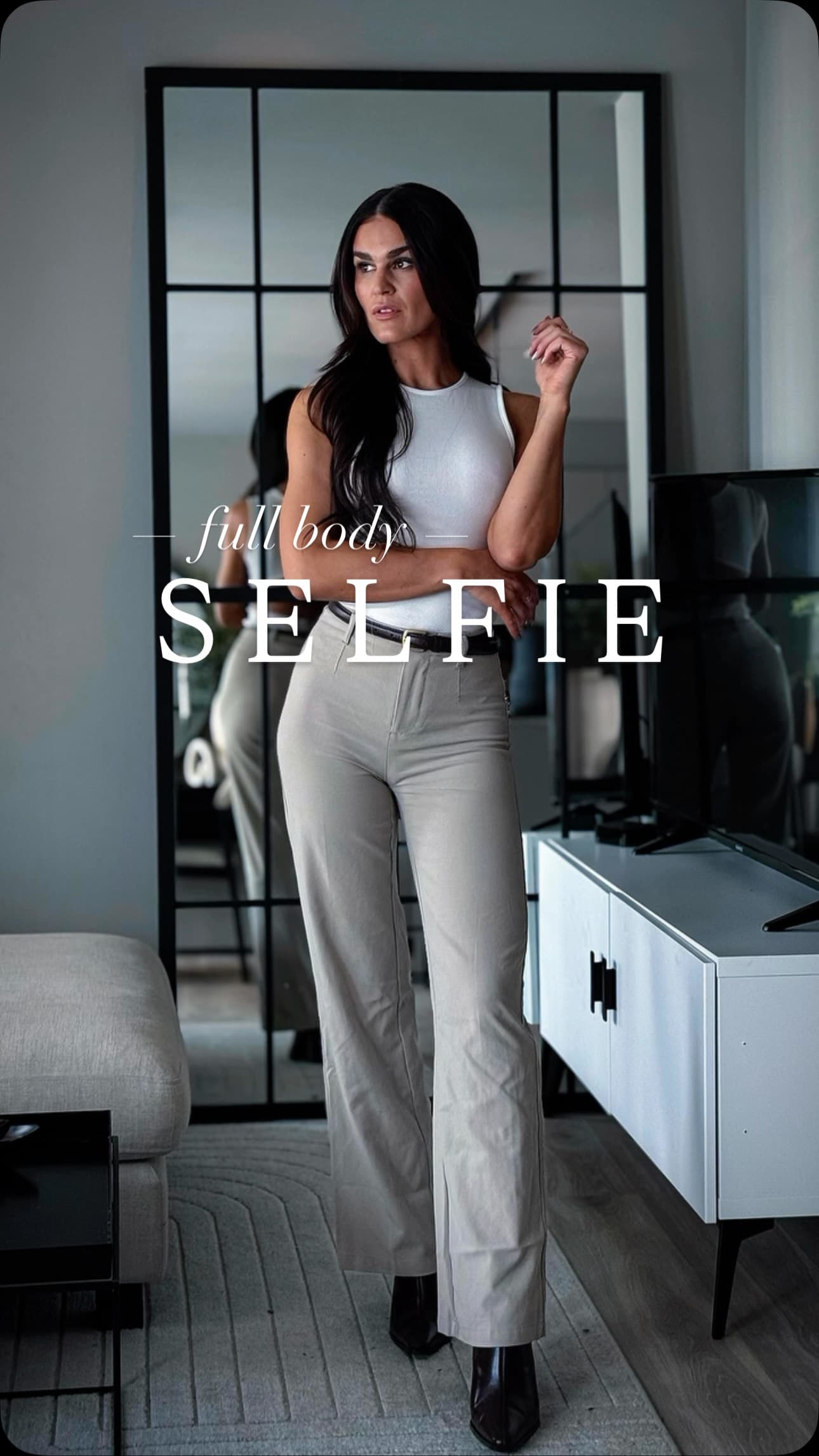 Full body selfie tutorial